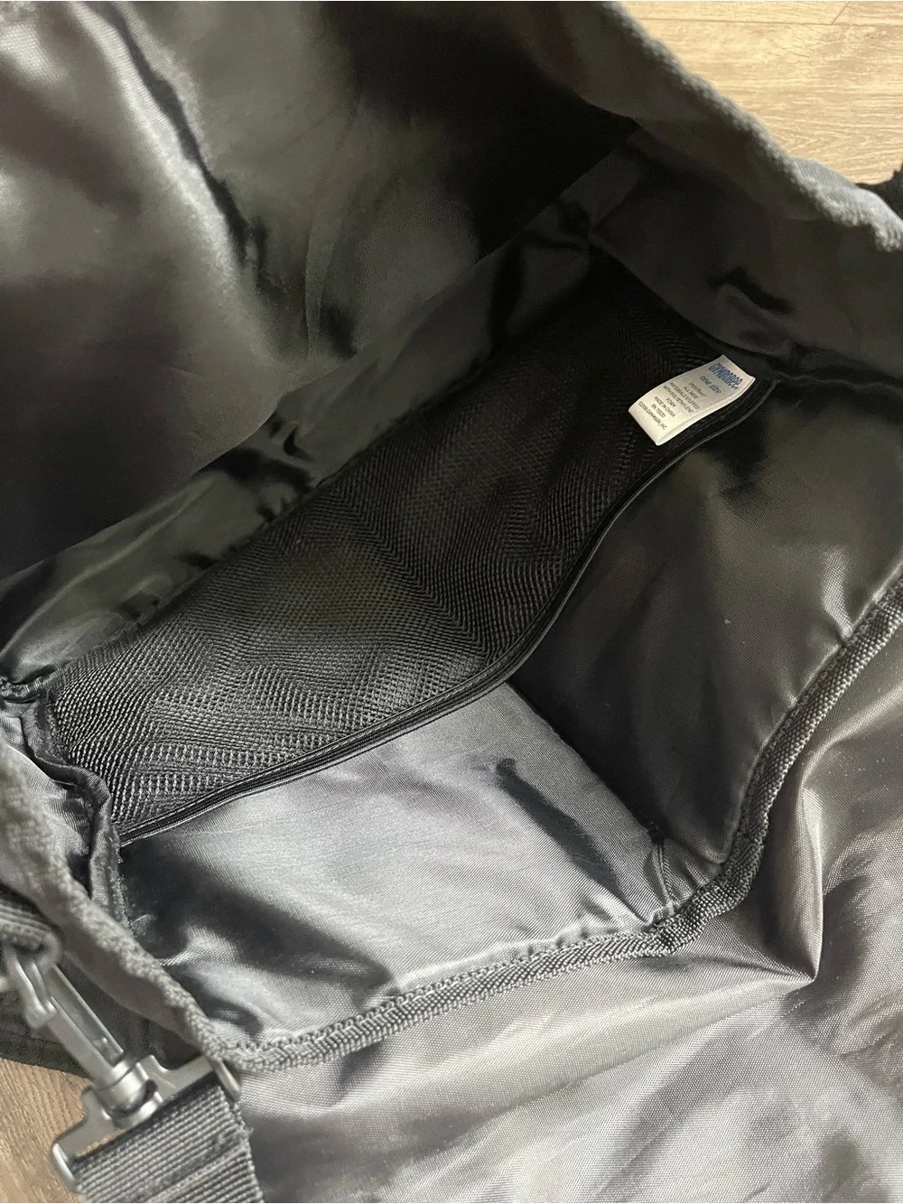 Gymboree Black Messenger Bag with Gray Camouflage Motorcycle Panel